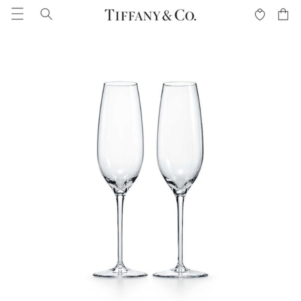 Tiffany & Co. Champagne Flute Set